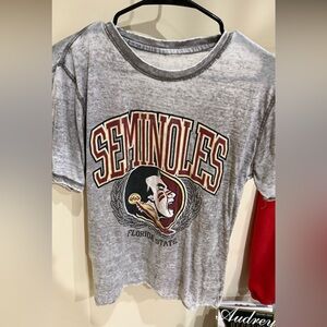 Gray Florida State Seminoles Graphic T-Shirt 
M/l